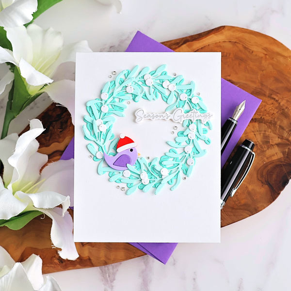 Seasonal Wreath Foliage Etched Dies by Suzanne Hue