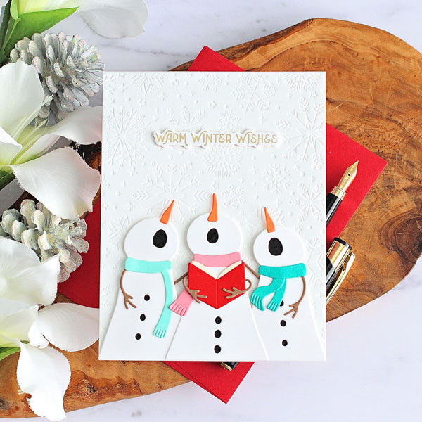 Merry Messages Press + Foil Plate & Die Set