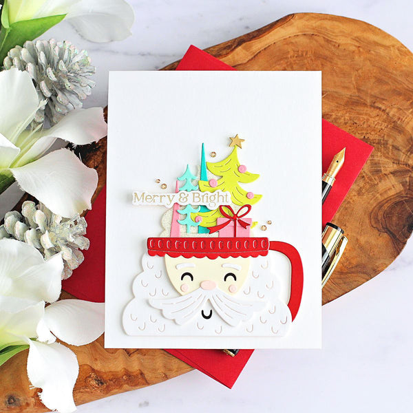 Merry Messages Press + Foil Plate & Die Set