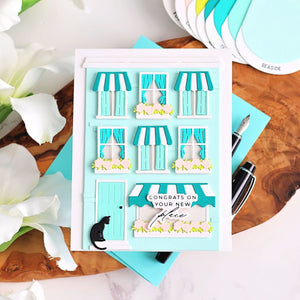 Everyday Awnings Etched Dies by Yana Smakula