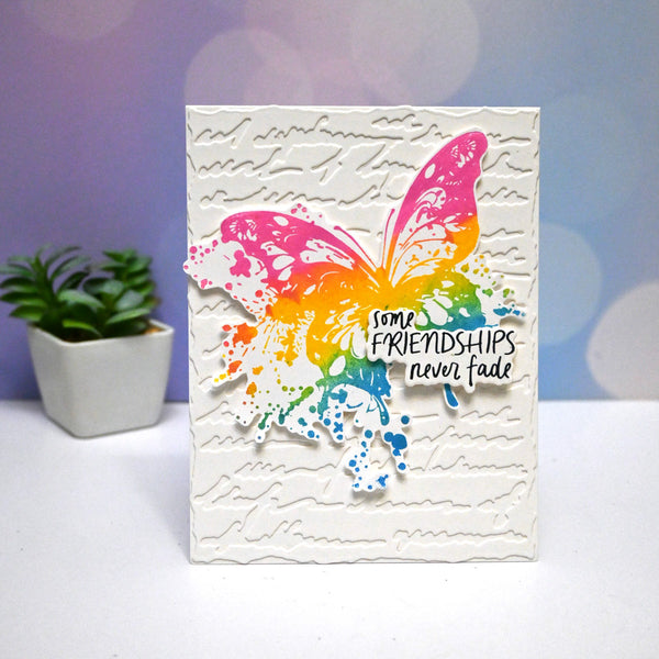 Butterfly Splatter BetterPress Plate & Die Set