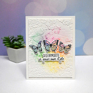 Crackle Paint 3D Embossing Folder