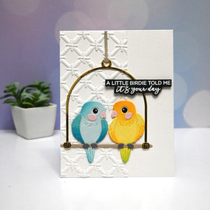 Bamboo Screen 3D Embossing Folder