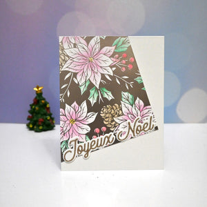 French Holiday Sentiments Etched Dies