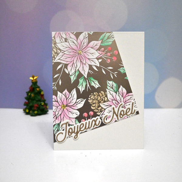 French Holiday Sentiments Etched Dies