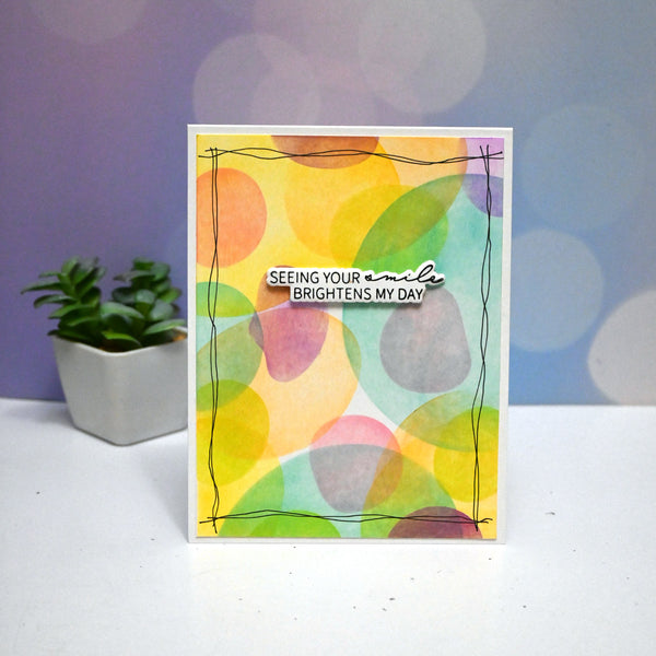 All My Senses Faces Press + Foil Plates and Stencil Bundle by Jaycee Gaspar