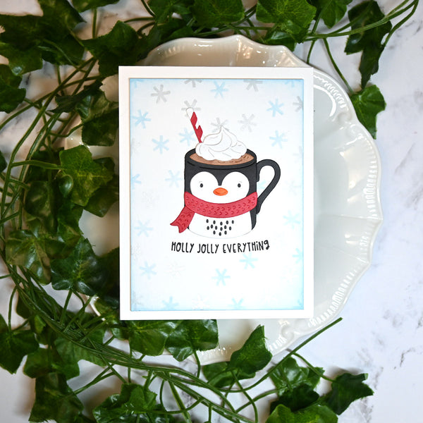Merry Mugs and Kisses Die, Stamp & Stencil Bundle