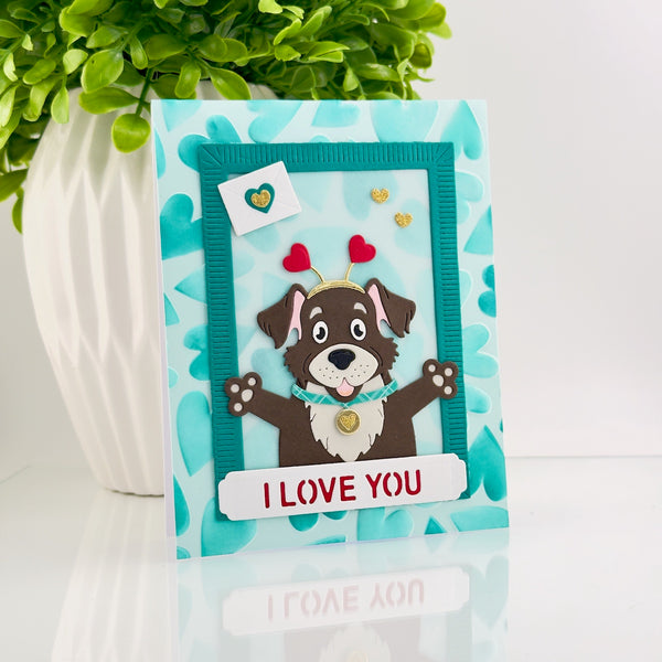 Puffy Hearts 3D Embossing Folder by Simon Hurley