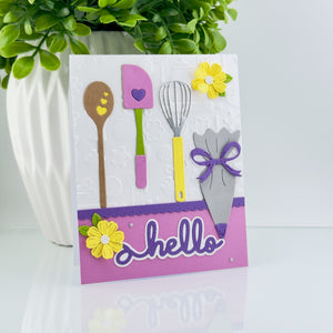 Fluff, Frost & Roll Etched Dies by Tina Smith