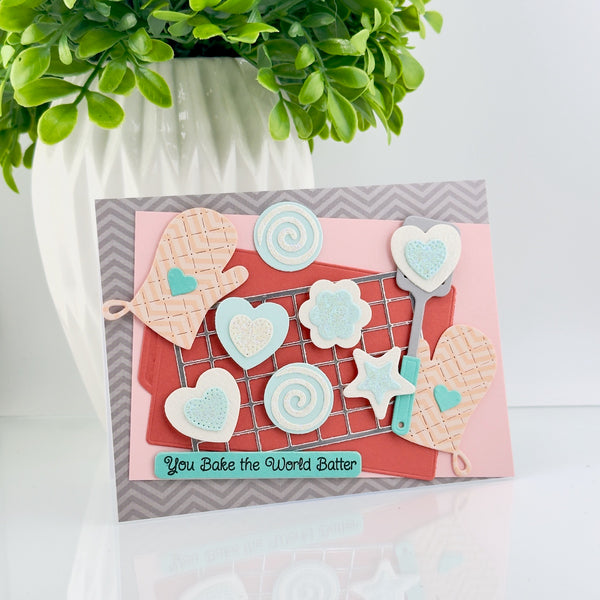 Fluff, Frost & Roll Etched Dies by Tina Smith