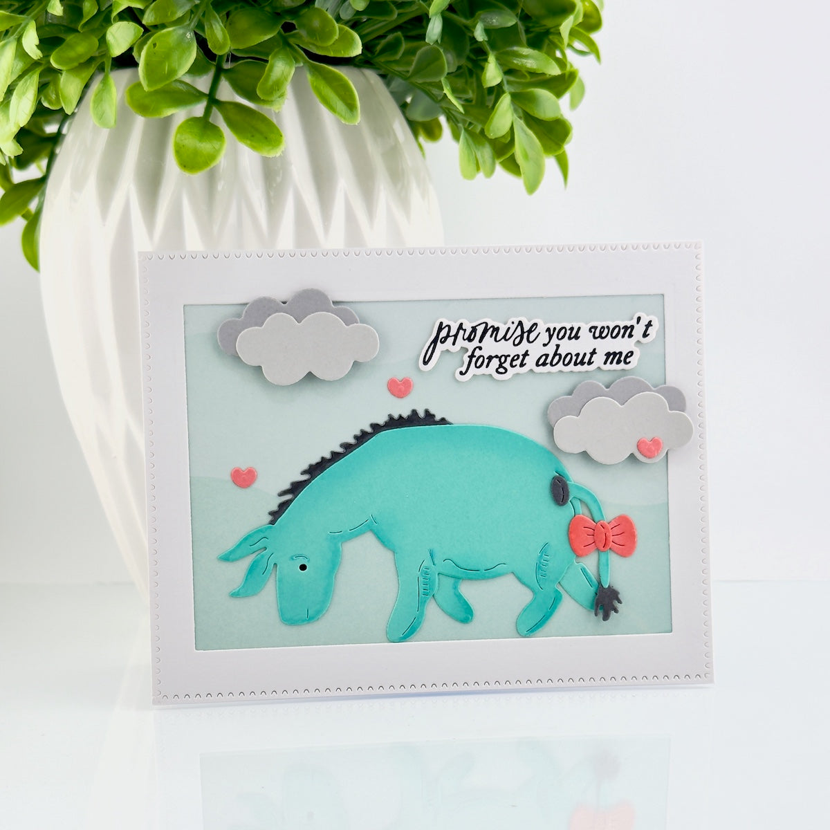 Silly Old Bear Sentiments Press Plate & Die Set in Collaboration with Simple Stories
