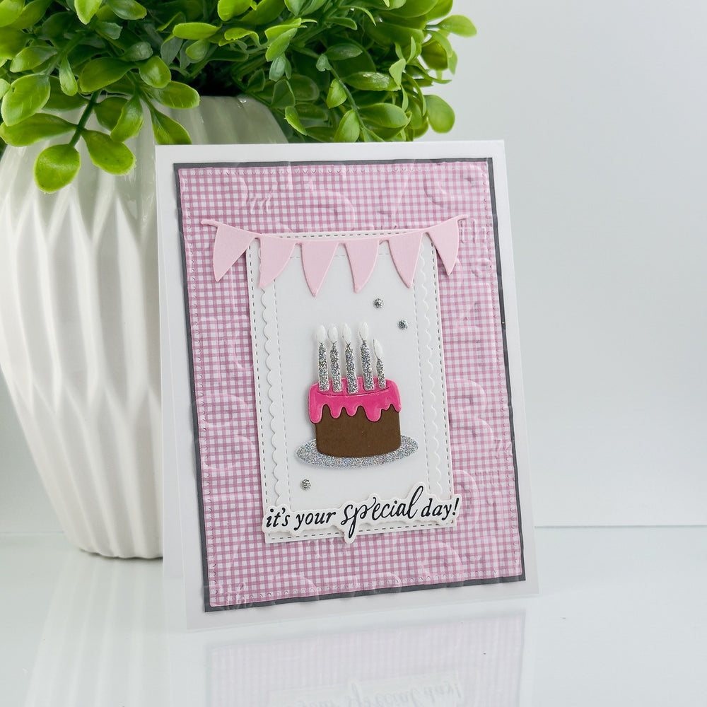 Classic Pooh Birthday Numbers 3D Embossing Folder