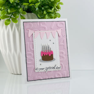 Classic Pooh Birthday Numbers 3D Embossing Folder