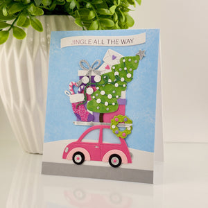 Yuletide Ride Etched Dies