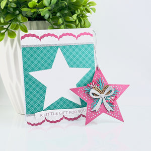 Barn Star Wreath Etched Dies by Annie Williams