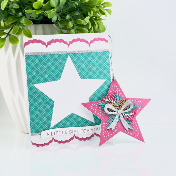 Barn Star Wreath Etched Dies by Annie Williams