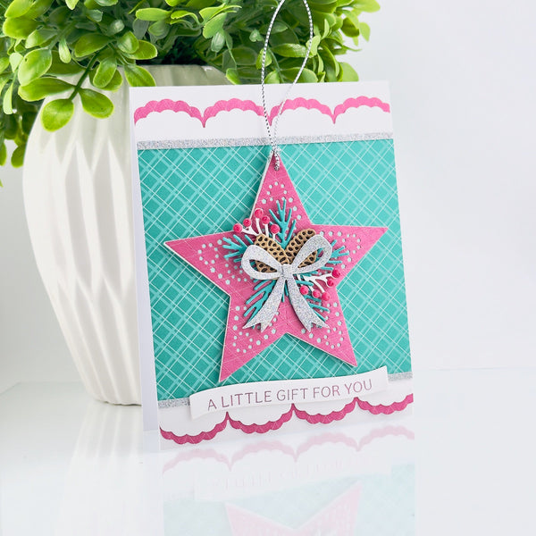 Barn Star Wreath Etched Dies by Annie Williams