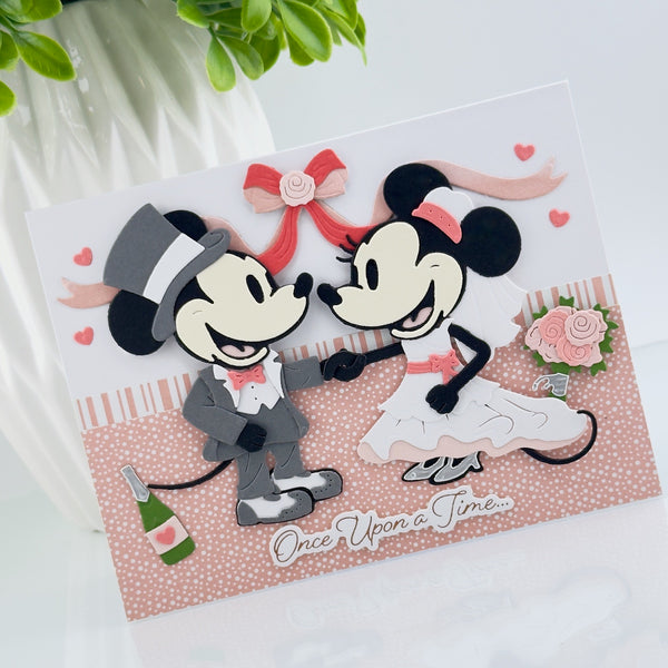 Classic Mouse Wedding Accessories Etched Dies