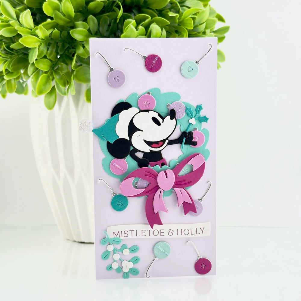 Classic Mouse Christmas Embellishments Etched Dies