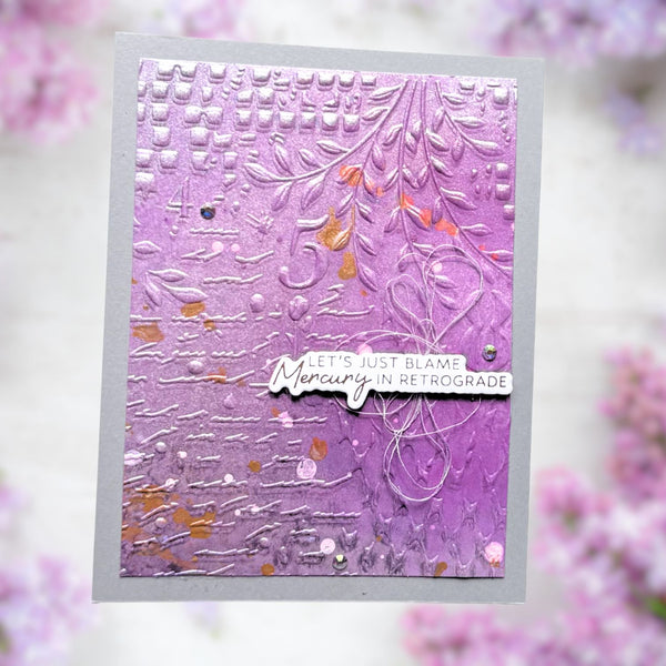Distress Mix 3D Embossing Folder