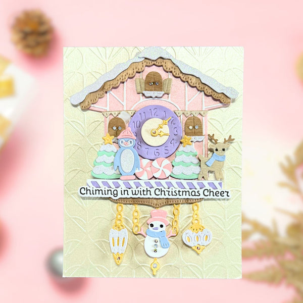 Chiming Christmas Etched Dies