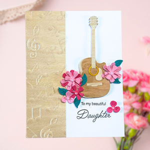 Musical Notes 3D Embossing Folder by Bibi Cameron