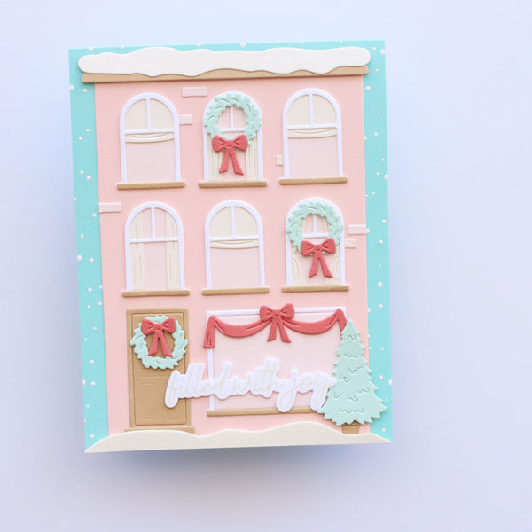 City Holiday Etched Dies by Yana Smakula