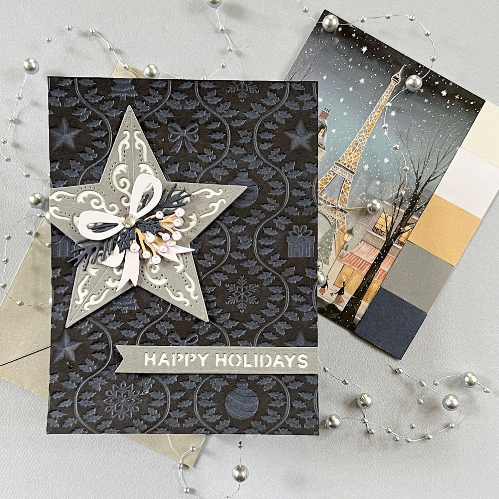 Barn Star Wreath Etched Dies by Annie Williams