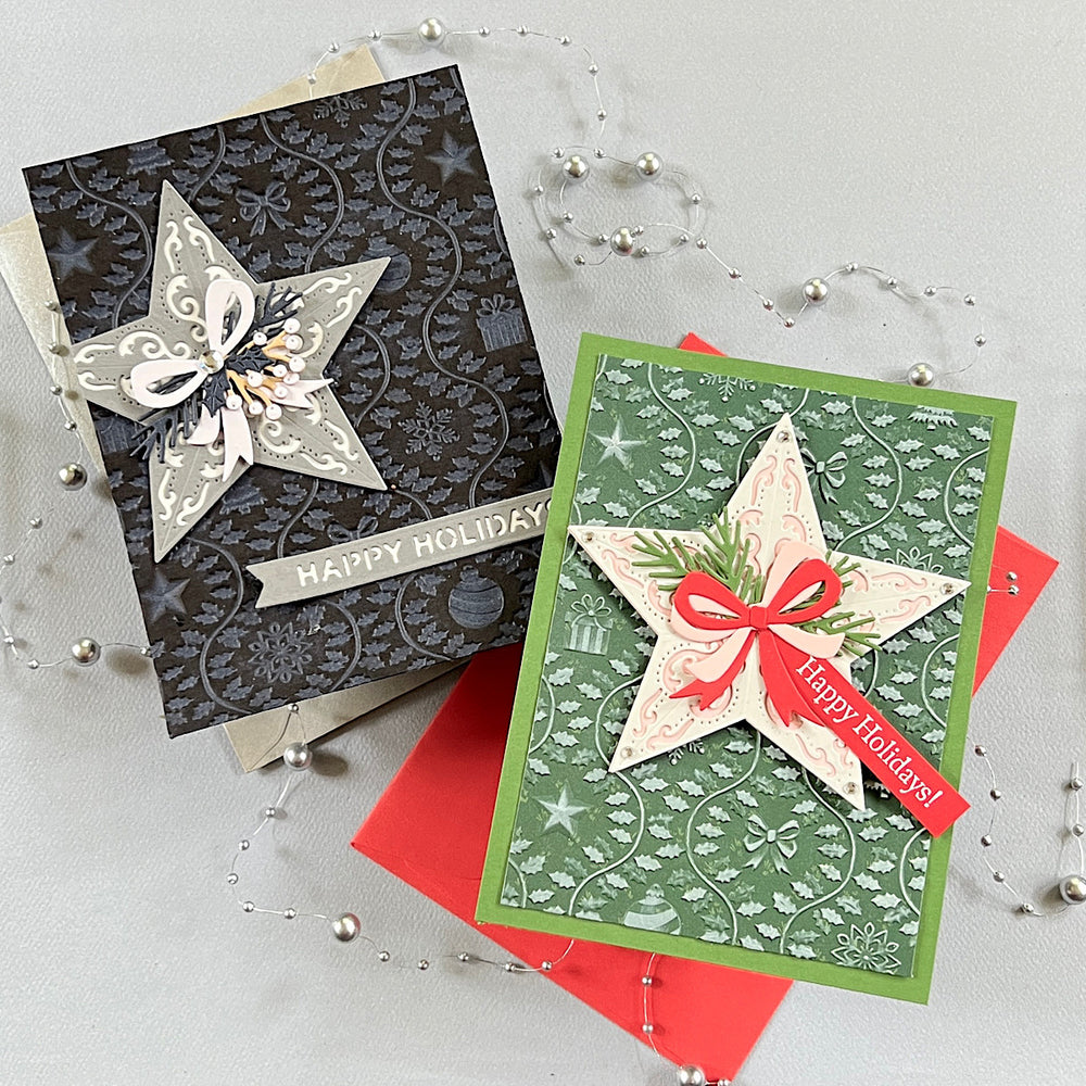 Country Christmas 3D Embossing Folder by Annie Williams