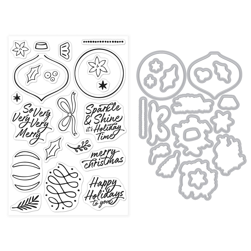 Sparkle and Shine Stamp & Cut Set of the Month - October 2025