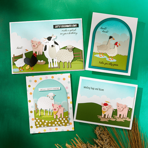 Counting Sheep Clear Stamp & Die Set
