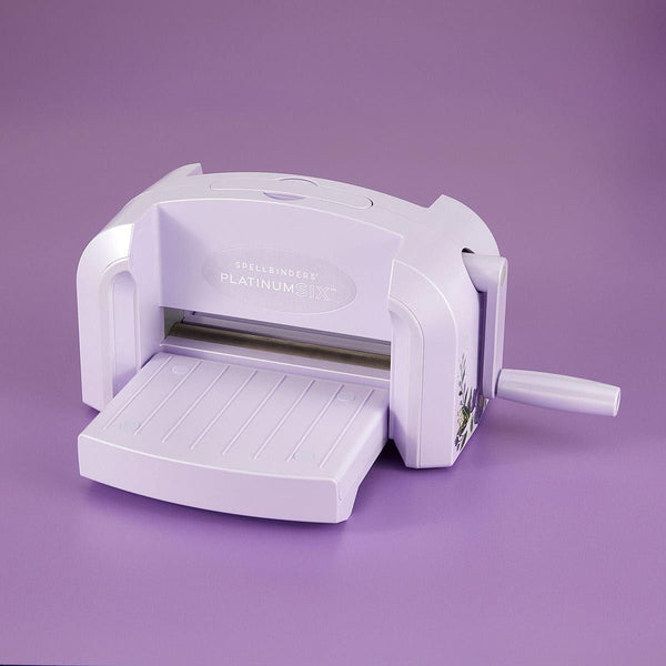 Exclusive Lilac Shimmer Platinum 6 Die Cutting & Embossing Machine - 6" Platform