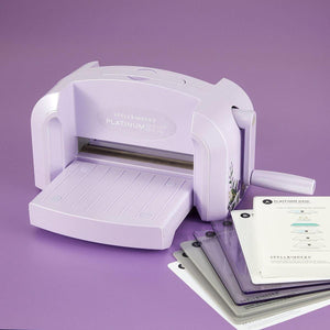 Exclusive Lilac Shimmer Platinum 6 Die Cutting & Embossing Machine - 6" Platform