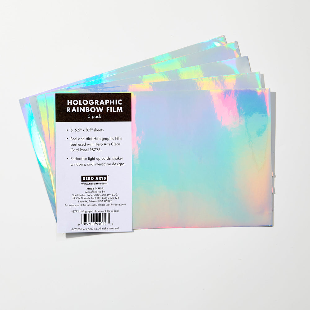 Hero Arts Holographic Rainbow Film 5 Pack