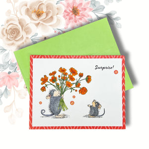 Rare Bloom Cling Rubber Stamp Set