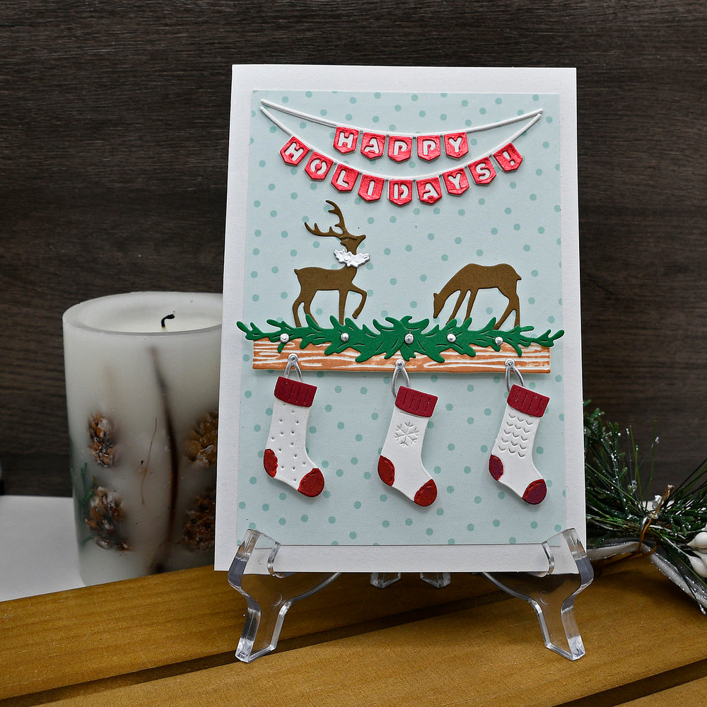 Mantel Decorations Etched Dies by Simon Hurley