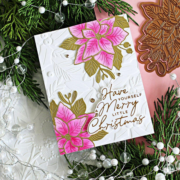 Poinsettia Bloom Etched Dies by Yana Smakula
