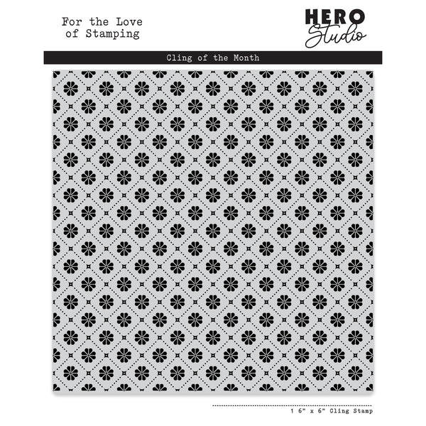 Floral Tiles Cling Stamp of the Month - May 2025