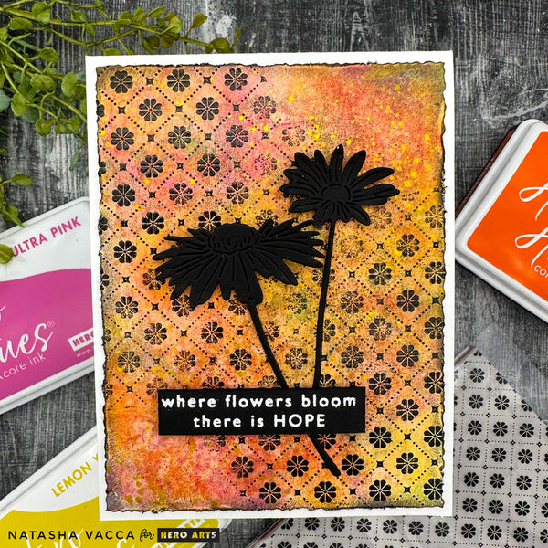 Floral Tiles Cling Stamp of the Month - May 2025