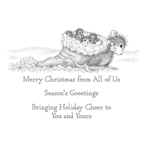 Christmas Friends Cling Rubber Stamp Set
