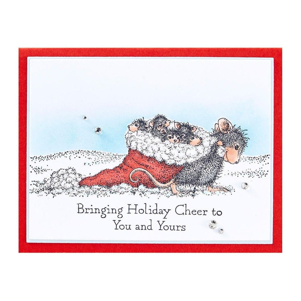 Christmas Friends Cling Rubber Stamp Set
