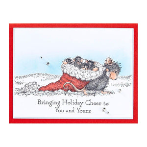 Christmas Friends Cling Rubber Stamp Set