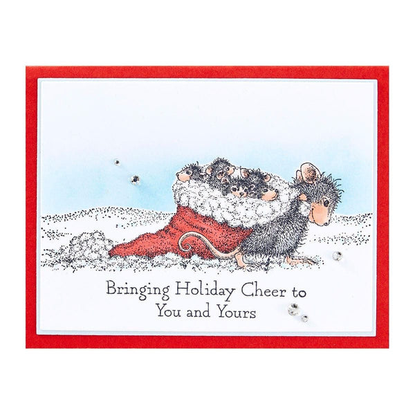 Christmas Friends Cling Rubber Stamp Set