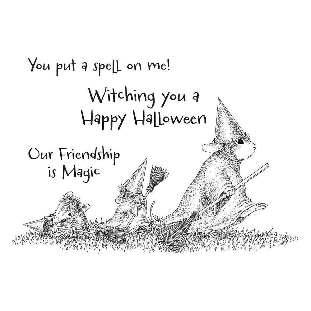 Halloween Flight Cling Rubber Stamp Set