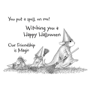 Halloween Flight Cling Rubber Stamp Set