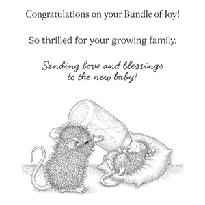 Bundle of Joy Cling Rubber Stamp Set from the House-Mouse Creative Day Collection