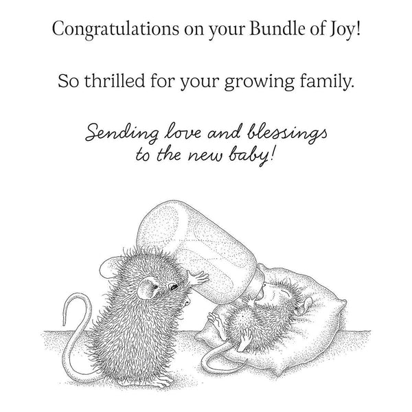 Bundle of Joy Cling Rubber Stamp Set from the House-Mouse Creative Day Collection