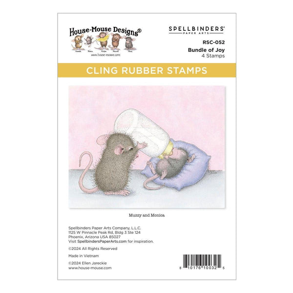 Bundle of Joy Cling Rubber Stamp Set from the House-Mouse Creative Day Collection