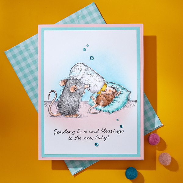 Bundle of Joy Cling Rubber Stamp Set from the House-Mouse Creative Day Collection