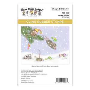 Snowy Smiles Cling Rubber Stamp Set
